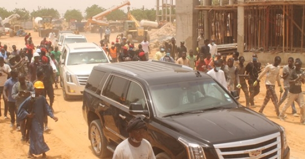 Revivez en images la visite de Chantier du Khalif GÃ©nÃ©ral des Mouride