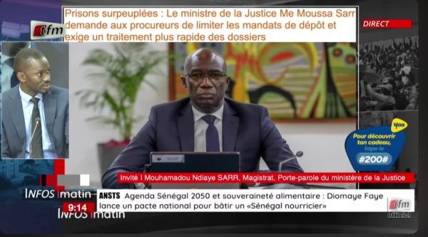 Les explications du magistrat Mouhamadou Ndiaye SARR, porte-parole du Ministère de la Justice, sur la circulaire du 10 juillet 2026