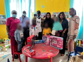 Raffy Nails Group au chevet des enfants du dÃ©partement oncologie pÃ©diatrique lâ€™hÃ´pital Le Dantec.